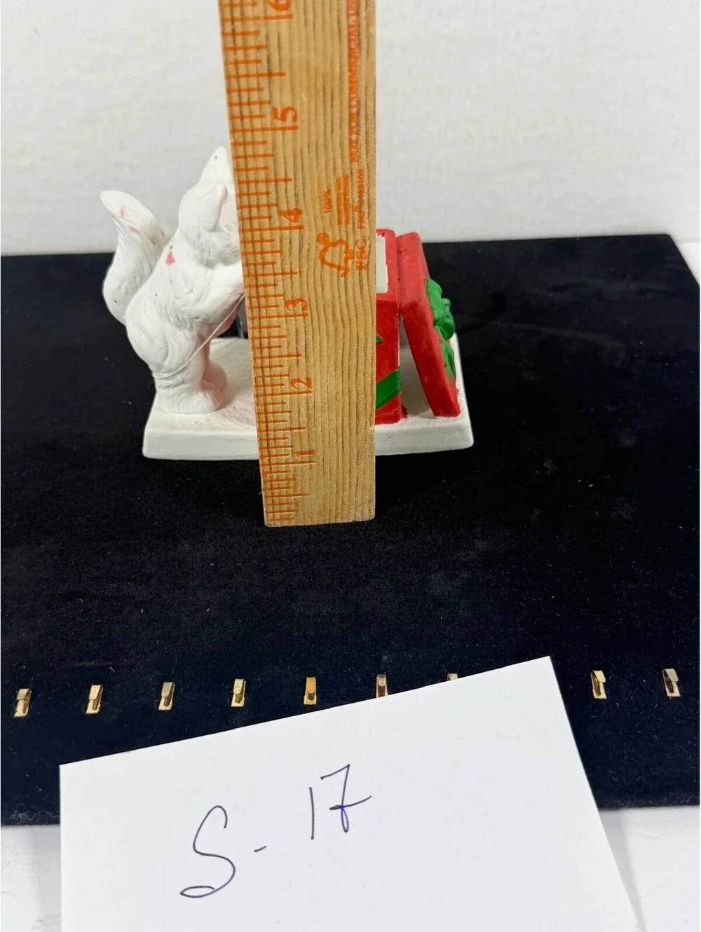 Vintage 1989 House of Lloyd Christmas Cat Mouse Candle Holder S-17